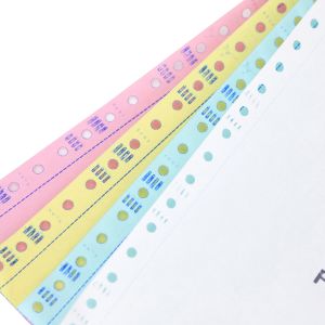 CF CB 65um 4 Lines Black Computer Pre Collated Carbonless Paper