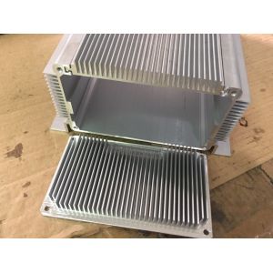 Aluminium Extrusion Power Box Heatsink Sandblast Anodized Outer Box