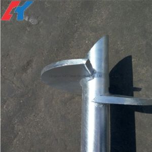 Customized Helix Shaft Manufactured for Solar Power System Screw Pile Foundation