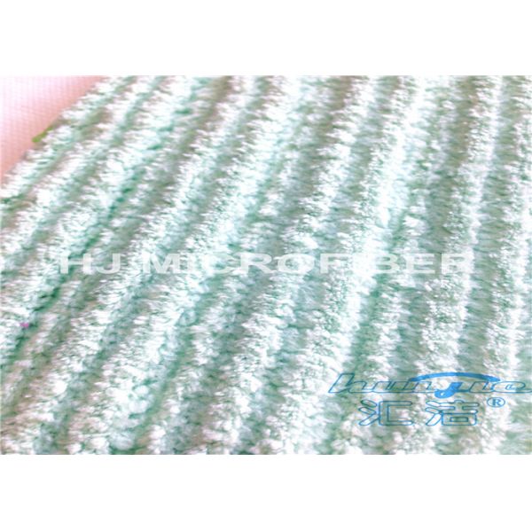 Strip Microfiber Floor Mop Pad For Kitchen Cleaning , Flat Floor Mop