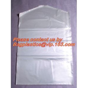 Dry clean perforated clear poly plastic garment/laundry/clothing bags on a roll