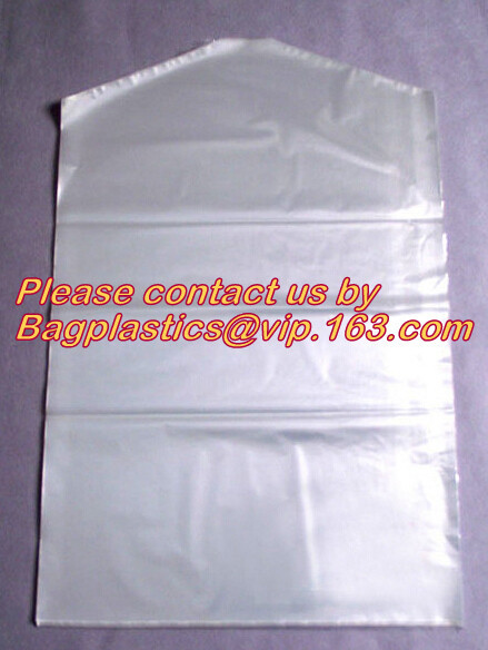 Dry clean perforated clear poly plastic garment/laundry/clothing bags on a roll