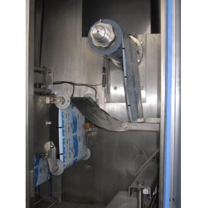 Pneumatic Structure Plastic Pouch Packing Machine , Juice Pouch Aseptic Filler