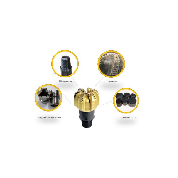 9-1/2inch 7 Bladds PDC Hole Opener Of Down The Hole Drilling Tools