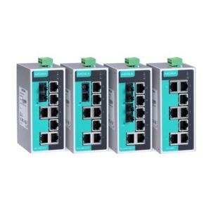 Cheap Economical industrial Ethernet switch Moxa EDS-208A 8-port unmanaged switch for sale