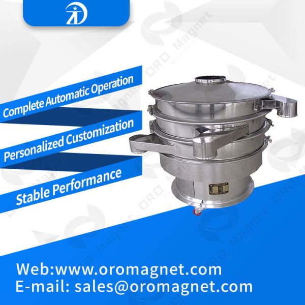 Network Speed Vibrating Screen Machine Separator Effective Diameter Of Screen