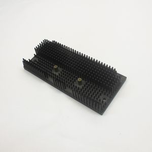 China AL6063-T5 Material Aluminium Black Anodized Heat Sink For CNC Industrial Electronics on sale