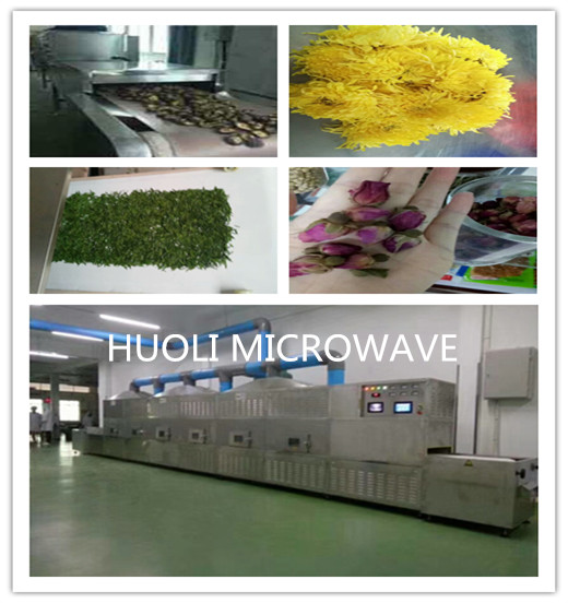Continuous Tunnel Belt Microwave Dryer And Sterilizier Microwave Drying for pet