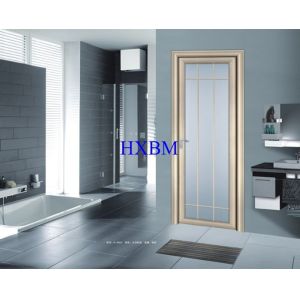 China Thermal Break Aluminum Interior Doors With Glass 1.8mm Aluminum Profile on sale