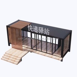 China 50/75/100mm Wave Sandwich Panel Wall Container House Prefabricated Mobile Villa for Modern Design on sale