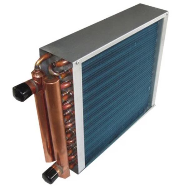 Quality 1/2" diameter copper fin type heat exchanger use for central air conditioning wholesale