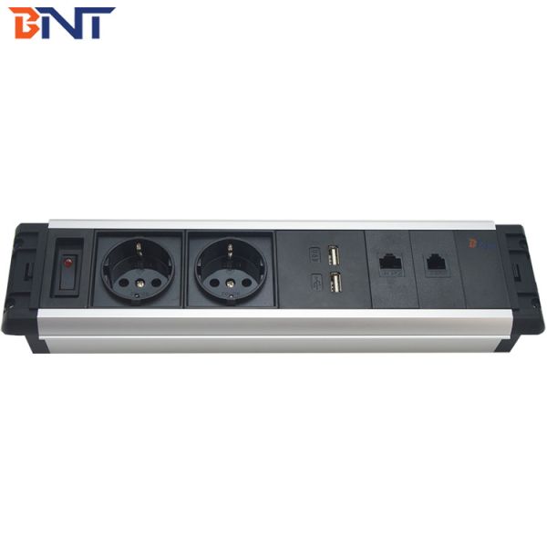 Quality new design with double EU standard power tabletop mount socket wholesale