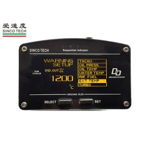 China 2.5 Inch Exhaust Gas Temperature Gauge Multifunction Dashboard With EGT Alarm on sale