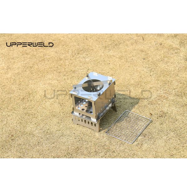 Portable Stainless Steel Stove for Camping and Picnics Expanded size 21.5*20.5