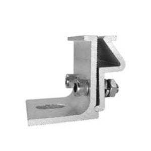 Anodized Aluminum Solar Panel Mounting Clamps UV Resistant For Snow / Wind Load