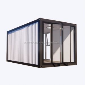Conveniently Portable Flat Pack Sandwich Panel Architecture Container for Coffee