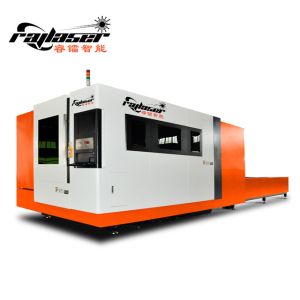 Quick Fast 6kw Laser Cutting Machine with Full Enclosed Cover and Cypcut Control