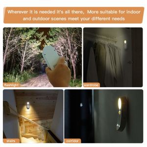 4000K 400mAH USB Rechargeable Motion Sensor Light / Rechargeable Flashlight
