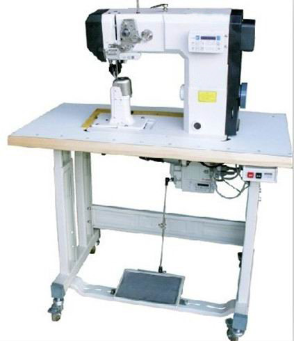 Roller Feed Postbed Sewing Machine with Automatic Thread Trimmer and Backtacking