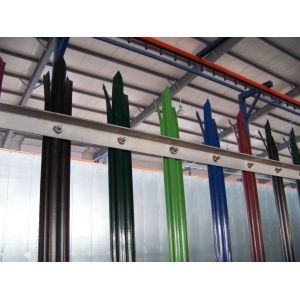 Anti Rust Custom W Section Palisade Security Fencing For Farm And Garden