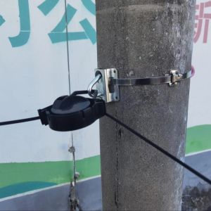 FTTH Drop Cable Optic Fiber Clamp for Flexible Subscriber Cables 20 Nylon Rope