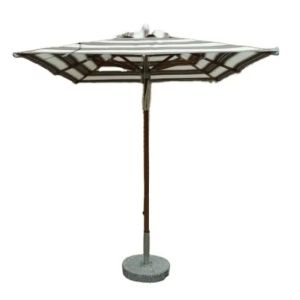 China 10 FT Outdoor beach patio umbrella stripe fabric with Tilt and Crank for restaurant pub furniture---2061D on sale