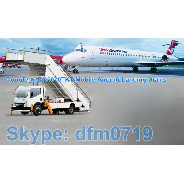 Quality 150HP Dongfeng Electric EQ5070TKT Mobile Aircraft Landing Stairs wholesale