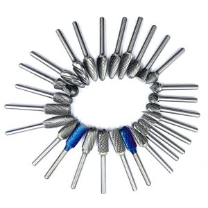 Tungsten Carbide Rotary Files Polishing Carbide Die Burr Grinder Bits ODM OEM