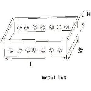 6 ways flush-mounted Plastic power Distribution Box
