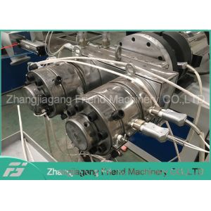PVC Electrical Pipe Manufacturing Machine With Conical Double Screw Extrude