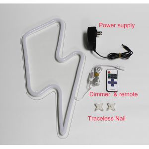 Handmade Visual LED Neon Signs AC 100 - 240V Input Milky PVC Jacket