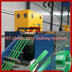 260kg/H PET strap making machine with 5000L pre-drying barrel and PLC control