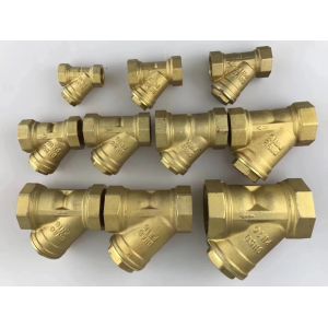 BSPT 200 WOG Brass Y Strainer Valve Medium Temperature BS6755