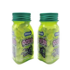 China Low Carbohydrate Content Sugar Free Sour Mint Candy Small Size Room Temperature Storage on sale