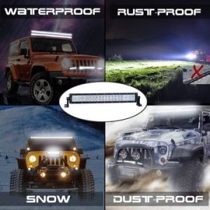 120w 22.5 inch 5D Optical Lens Spot /Flood / Combo Beam Straight Cree Led light