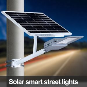 Automatic Solar Smart Street Light IP65 Waterproof High Lumen Remote Control