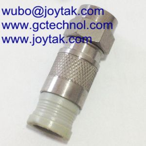 F Compression Connector PPC type Male For RG59 Coaxial Cable CATV connector