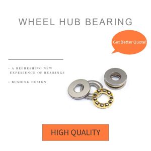 Chrome Steel Open OEM Thrust Ball Bearings, China Supply, High Quality