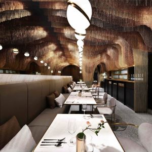 Cheap Fire Resistant Aluminium Chain Curtain For Residential / Commercial Spaces for sale