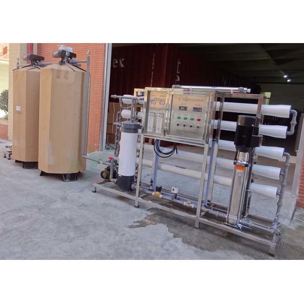 TDS 6000PPM Brackish Water System Salty Desalination Plant 2000LPH With USA DOW