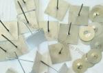 Square Type Self Adhesive Insulation Pins 2" x 2" To Fixing Thermal Barrier