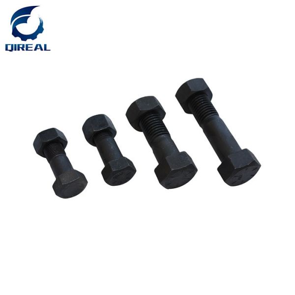 Excavator Bucket Bolt Nut M12 M14 M16 M22 Grade 8.8 12.9 Flange Grader Blade