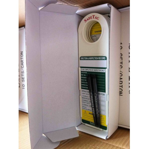Quality PVC Warning Scaffolding Safety Tag Holder for Lockout Tag And Label wholesale