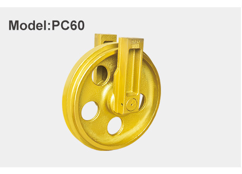 Quality Komatsu PC60 Excavator Idler Assy 5-Lug Front Idler 6-Ton wholesale