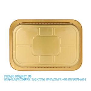 3300ml/7.25LB, Sturdy Aluminum Foil Pans With Lids For Cooking, Baking,