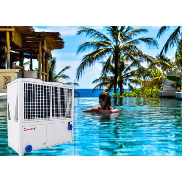Quality UKAS Meeting Heat Pump Air To Water Source For Hot Tubs Outdoor Swim Pool Heaters wholesale