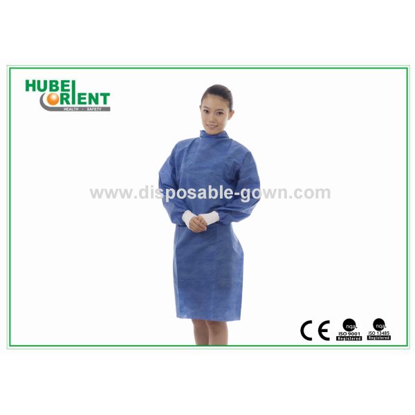 Quality CE/ISO13485 Certificated  Single Use SMS Surgical Isolation Gown For Preventing Particle wholesale