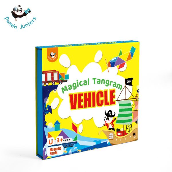 Environmental EVA Foam Tangram Vehicle Puzzle Game 3d Jigsaw Puzzle Intellectual