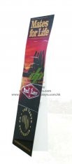 Cheap Customized standee display stand with gloss lamination manufacture for sale