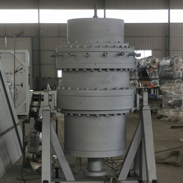 Double / Single Disc Winding / Stacker HDPE Pipe Production Line for Easy